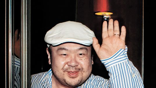 Kim Jong-Un's half-brother, Kim Jong-Nam, pictured in 2010