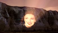 The Forces' sweetheart to be projected on the white cliffs of Dover