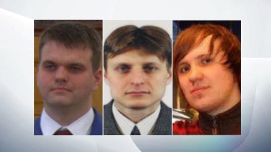 (L-R) Dmitry Dokuchaev, Igor Sushchin and Alexsey Belan