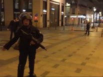 Police at the scene