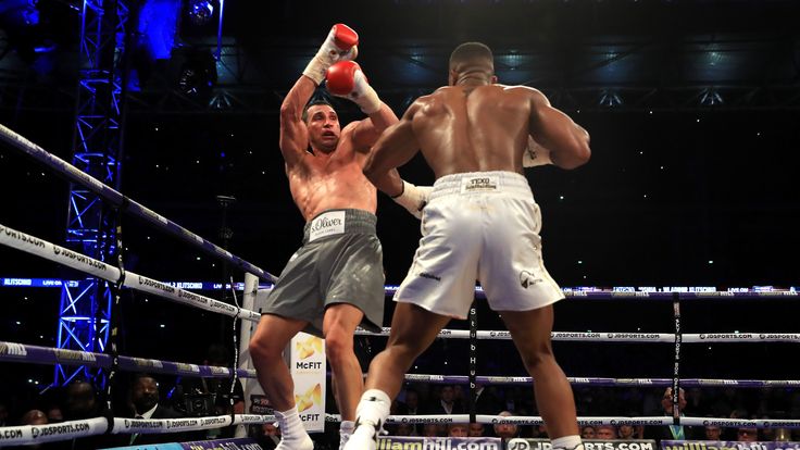 Anthony Joshua beats Wladimir Klitschko at Wembley