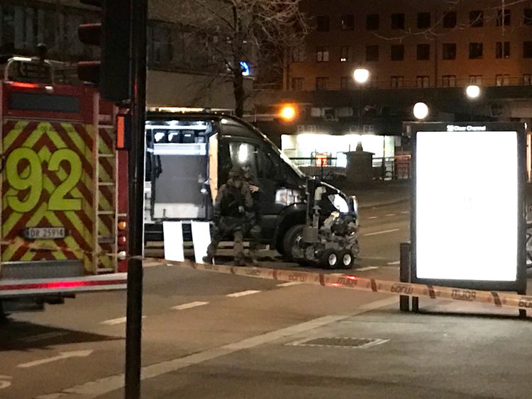 Bomb squad in Oslo