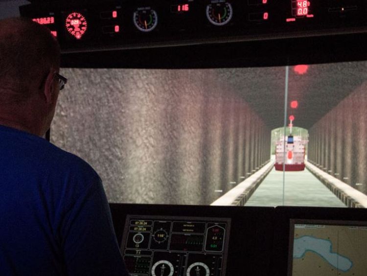How the tunnel will look from the cabin Pic: Kystverket/ Norwegian Coastal Administration