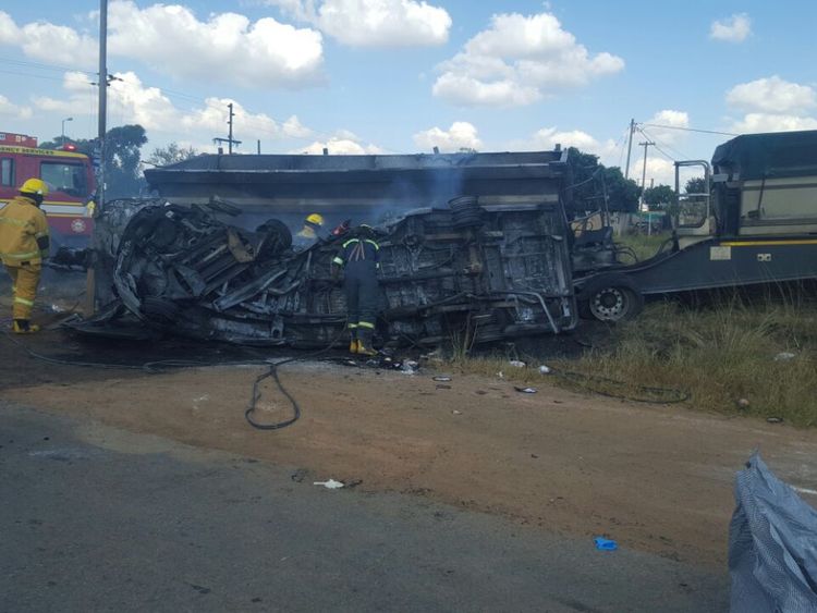 Minibus crash