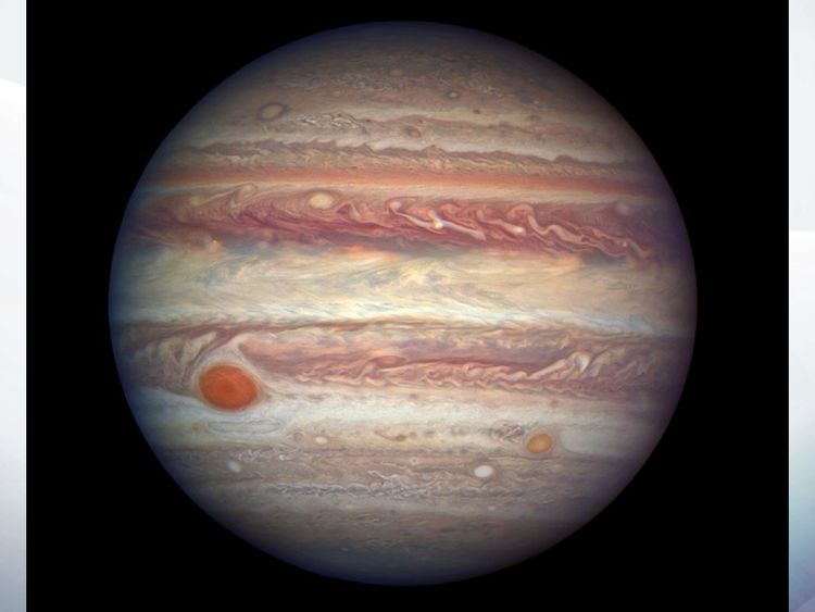 The 'Great Red Spot' is Jupiter's best known feature