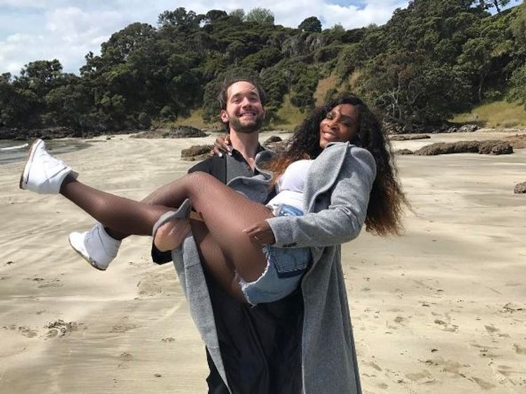 Alexis Ohanian and Serena Williams