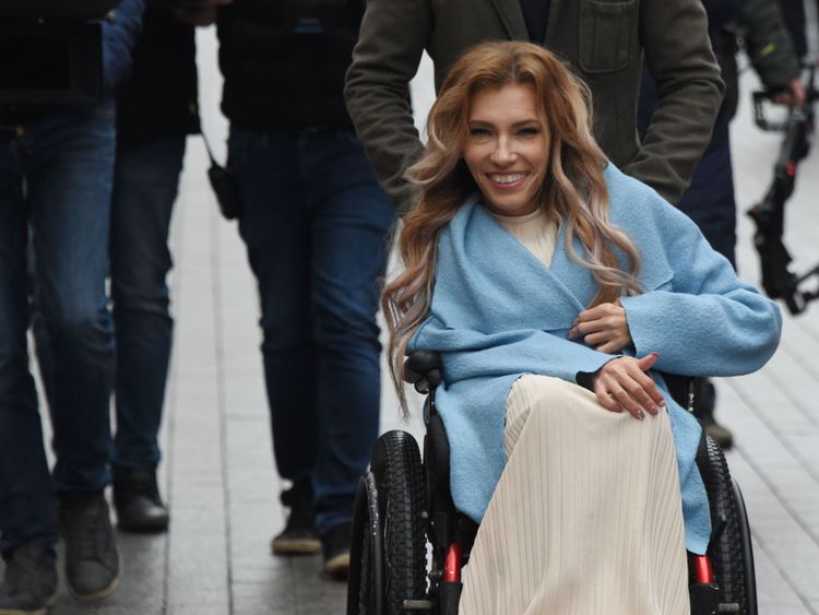Yulia Samoylova has been banned from participating by Ukraine after touring Crimea following Russia's annexation