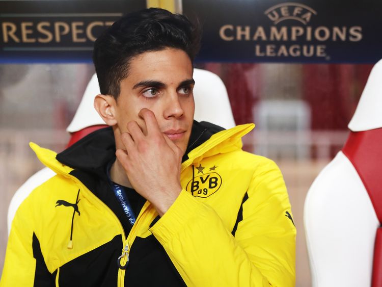 Marc Bartra returned to the bench for Dortmund