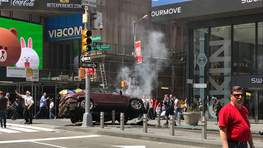Man charged with murder after NY vehicle carnage Man charged with murder after NY vehicle carnage