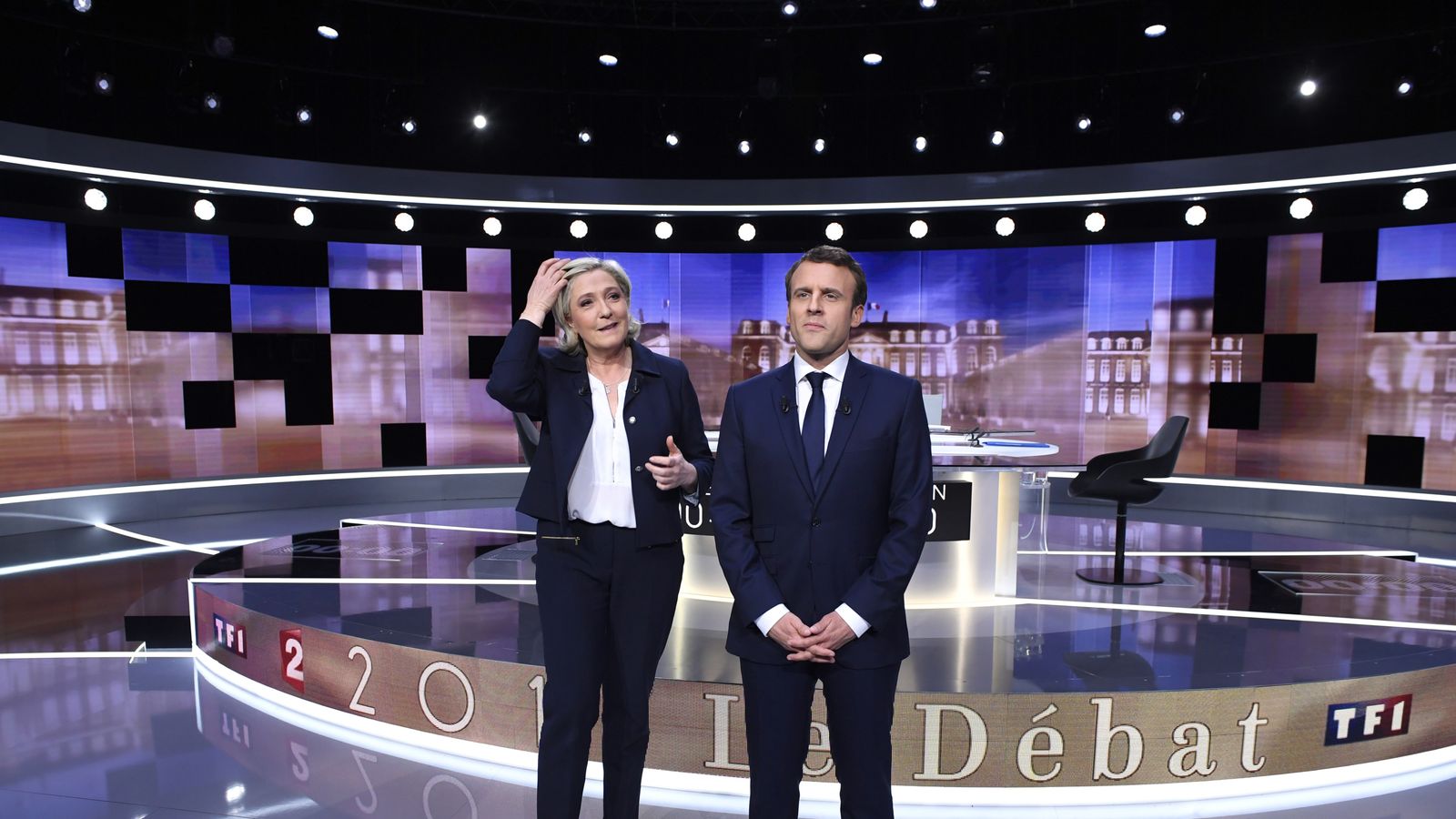 Marine Le Pen and Emmanuel Macron have clashed ahead of Sunday's vote