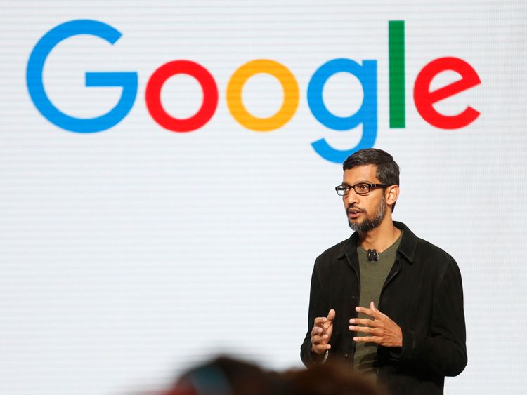 Google CEO Sundar Pichai speaks during the presentation of new Google hardware in San Francisco, California, U.S. October 4, 2016
