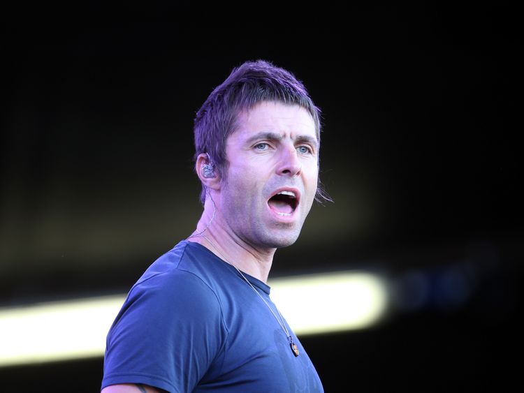 AUCKLAND, NEW ZEALAND - JANUARY 17: Liam Gallagher of Beady Eye performs live for fans during the 2014 Big Day Out Festival at Western Springs on January 17, 2014 in Auckland, New Zealand. (Photo by Jason Oxenham/Getty Images)

