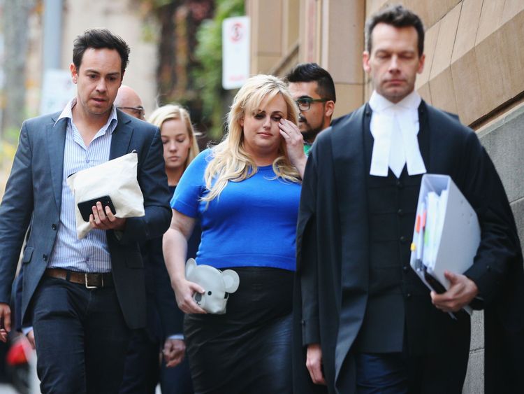 MELBOURNE, AUSTRALIA - MAY 24: Actor Rebel Wilson leaves the Melbourne Supreme Court on May 24, 2017 in Melbourne, Australia. Rebel Wilson is suing Bauer Media, the publisher of Women&#39;s Day, over a series of articles she alleges portrayed her as a serial liar and cost her movie roles in Hollywood. The trial before a jury is expected to last three weeks. (Photo by Michael Dodge/Getty Images)
