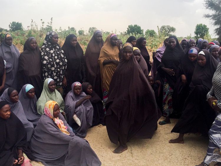 Freed schoolgirls