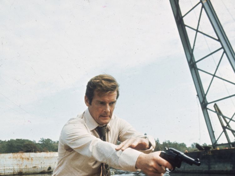Sir Roger played the womaniser Bond in seven films