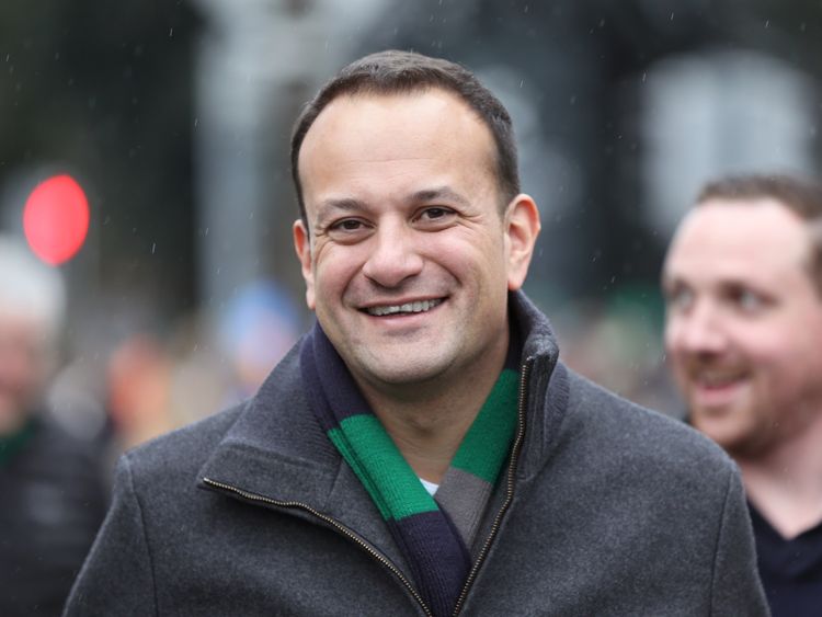 Minister for Social Protection Leo Varadkar arrives for the RBS 6 Nations match at the Aviva Stadium, Dublin.