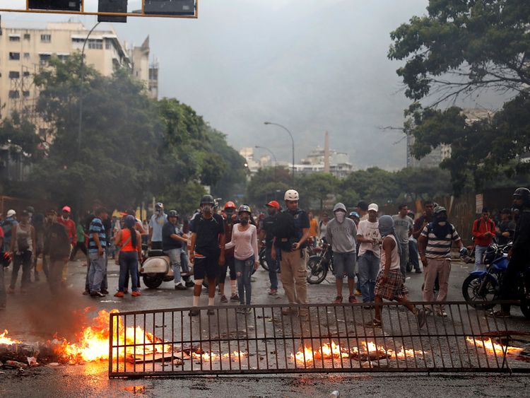 Since the start of April, 38 people have died in clashes between police and protesters