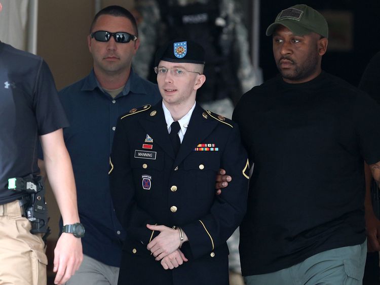Manning was convicted of espionage in 2013