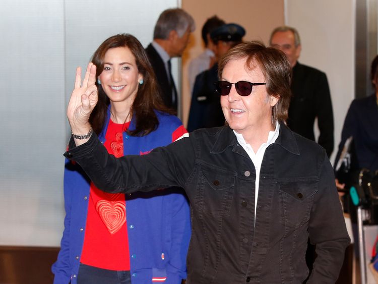 McCartney and wife Shevell remain at the top of the British Music Millionaires list