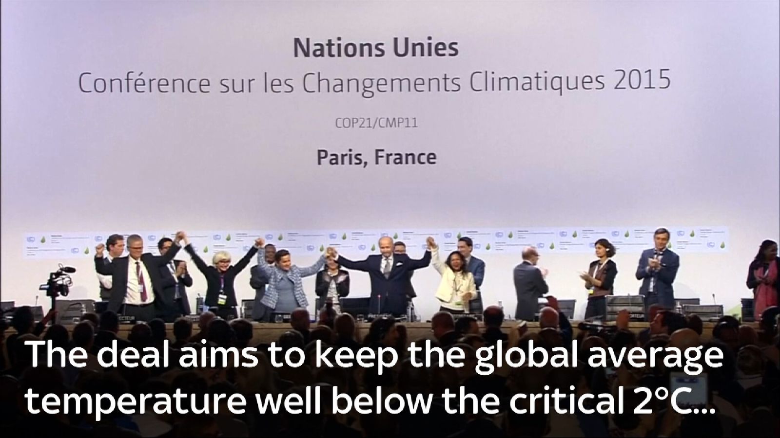 Paris agreement: Angela Merkel vows decisive action on climate change