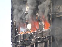 Tower block fire at Latimer Road