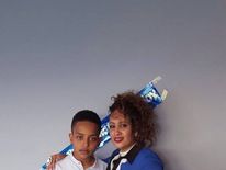 Brikte is from Eritrea, pictured here with her son Bruck who is also missing