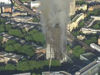 The blaze has destroyed Grenfell Tower