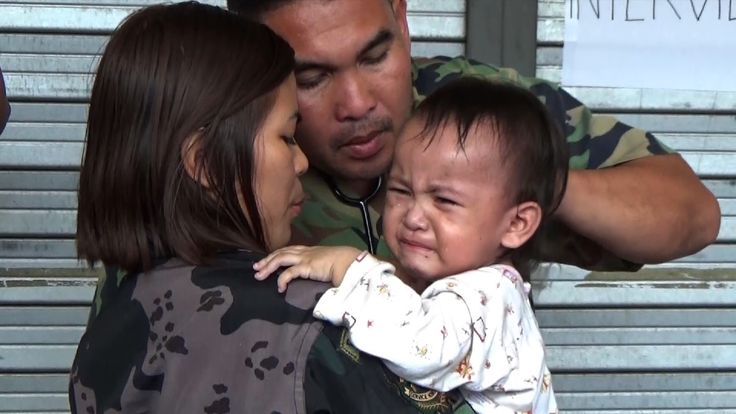 The 14-month-old girl and her family spent 33 days hidden in a basement