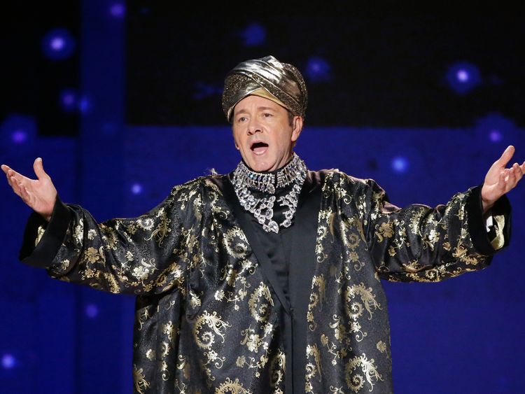 71st Tony Awards – Show – New York City, U.S., 11/06/2017 - Host Kevin Spacey. REUTERS/Carlo Allegri