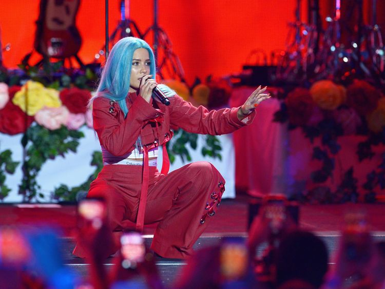 Halsey is the first female artist to reach number one in US charts this year