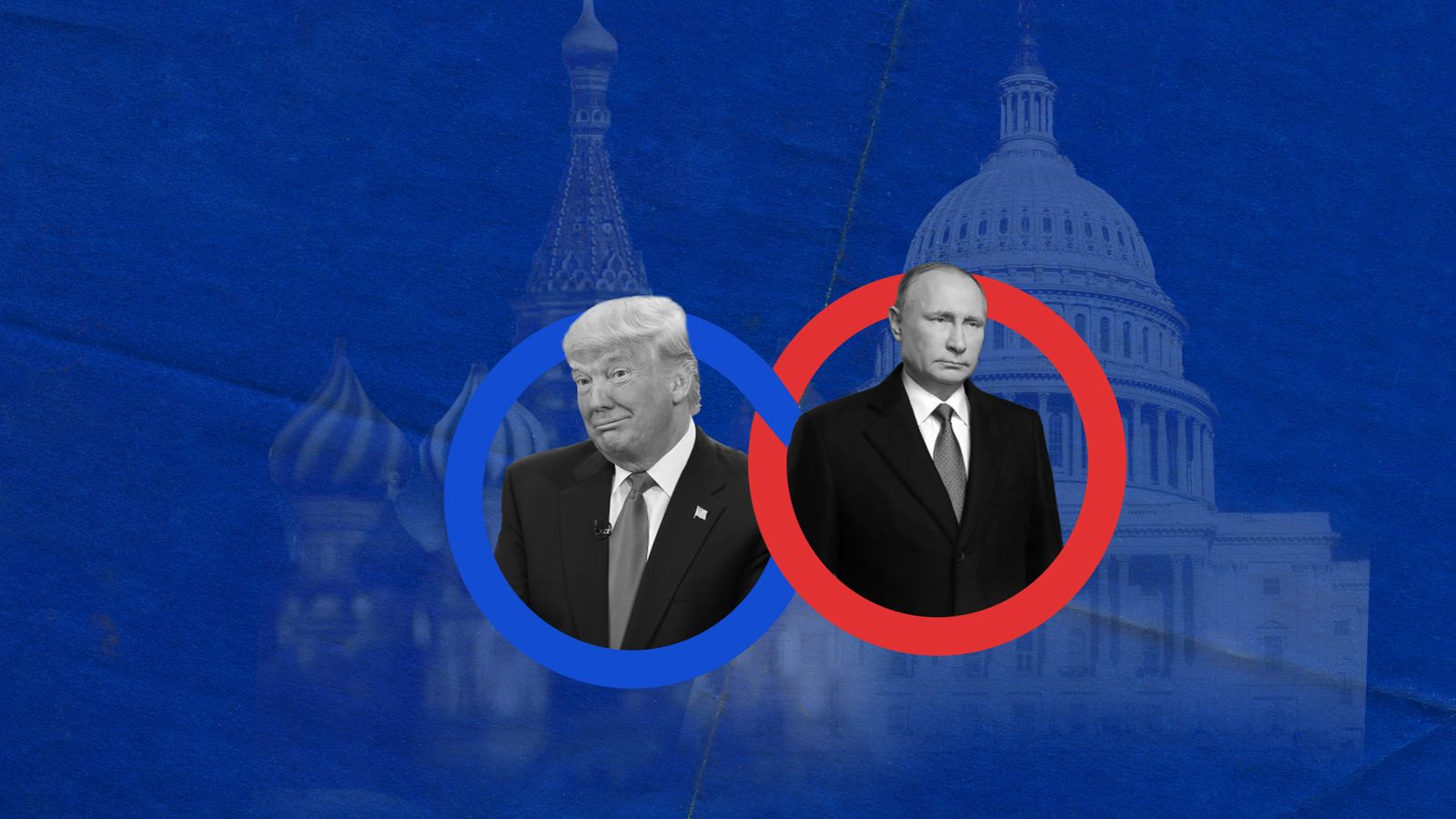Plot the links between Trump and Putin