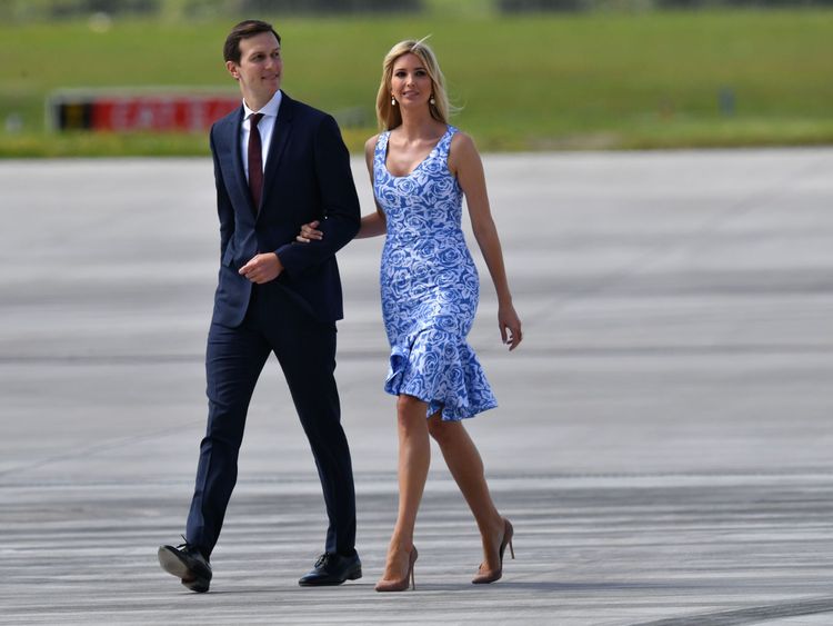 Jared Kushner and Ivanka Trump arrive in Hamburg for G20