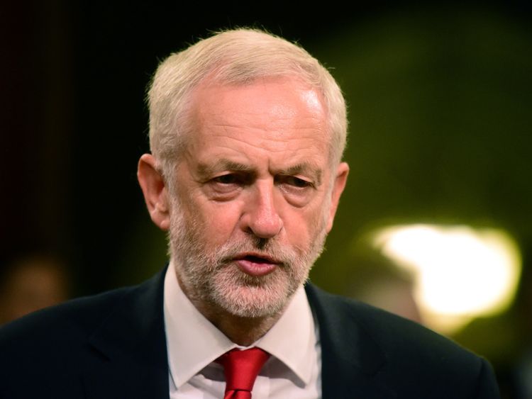Labour leader Jeremy Corbyn