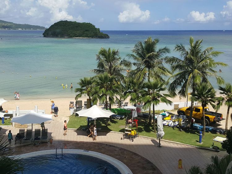 Guam is roughly the size of Chicago and has a population of 162,000