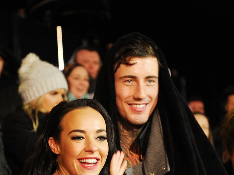 
BOREHAMWOOD, ENGLAND - FEBRUARY 05: (L-R) Stephanie Davis and Jeremy McConnell at the final of Celebrity Big Brother at Elstree Studios on February 5, 2016 in Borehamwood, England. (Photo by Jeff Spicer/Getty Images)