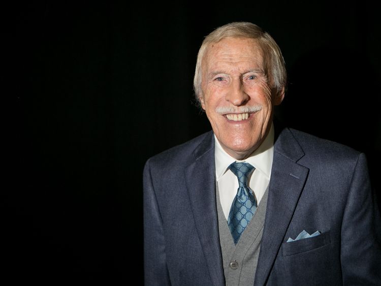 Sir Bruce Forsyth poses for a picture before being interviewed by Susanna Reid talking about his professional life and his new book &#39;Strictly Bruce at Radio Times Festival in Hampton Court, London.
Read less
Picture by: Daniel Leal-Olivas/PA Archive/PA Images
Date taken: 27-Sep-2015
Image size: 3500 x 2333
Image ref #: 24265588