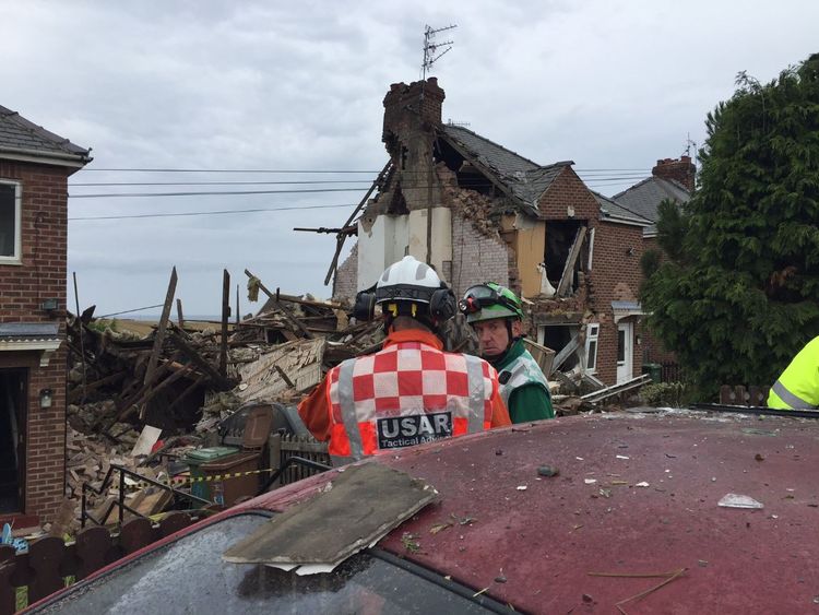 Emergency services close off the street