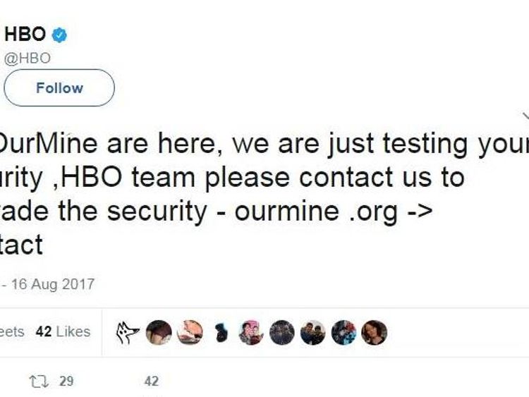 HBO Tweet