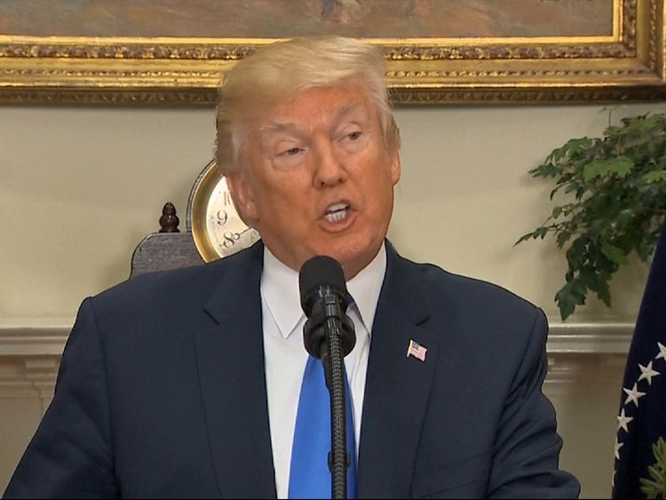 President Trump has created the 'Raise Act' - new legislation which makes it harder for foreigners to enter America.