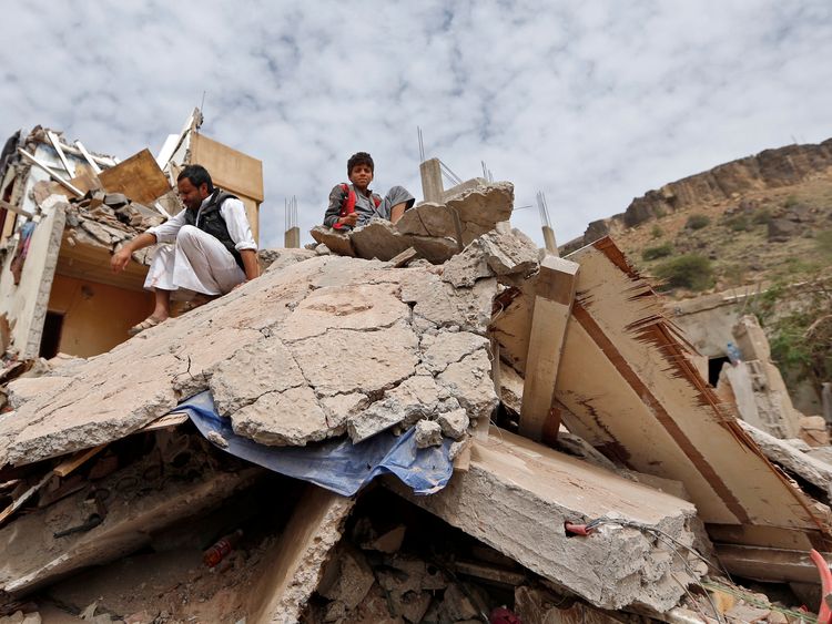Airstrike on Faj Attan neighbourhood