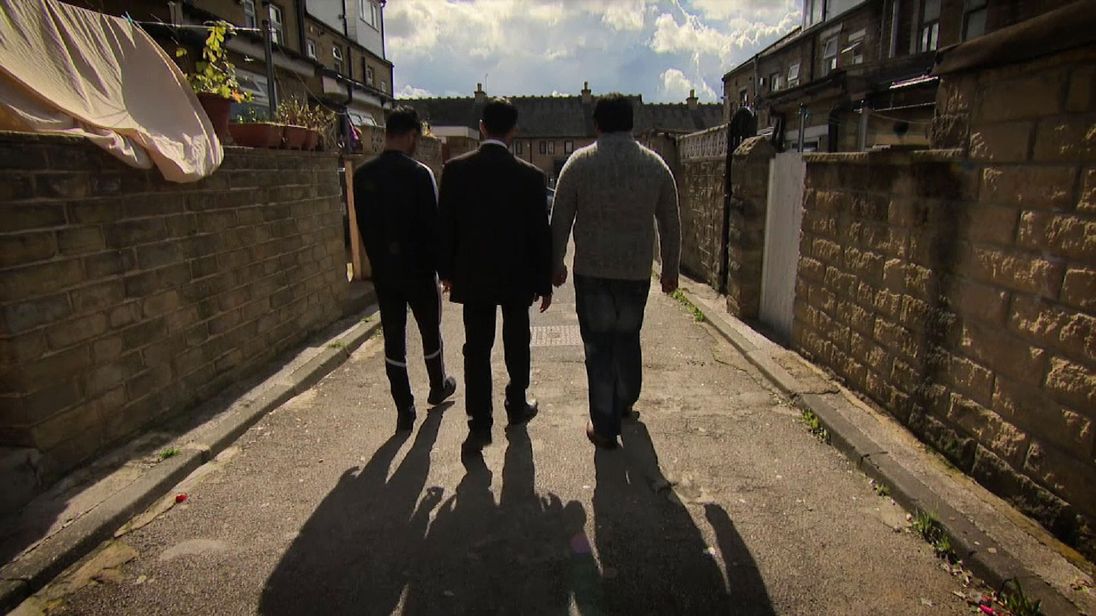 Members of the Rohingya Muslim community in Britain