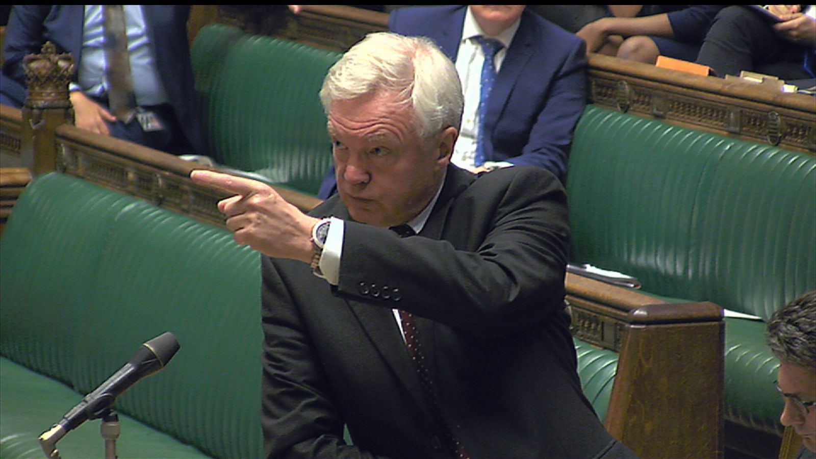 David Davis makes a statement in the House of Commons about the Brexit bill