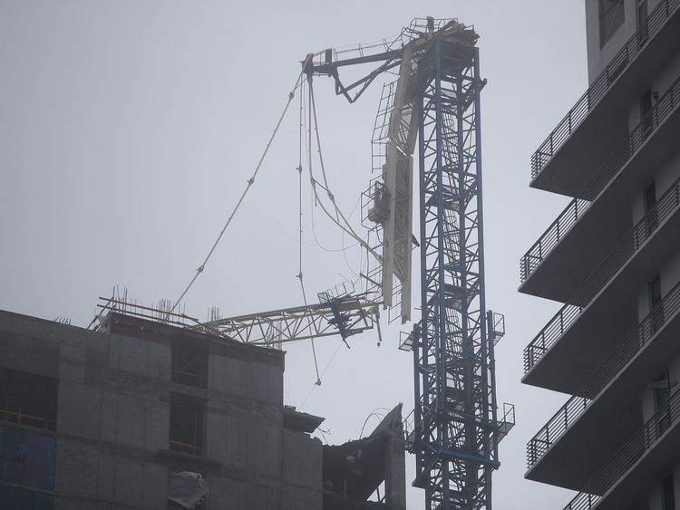 Crane collapse