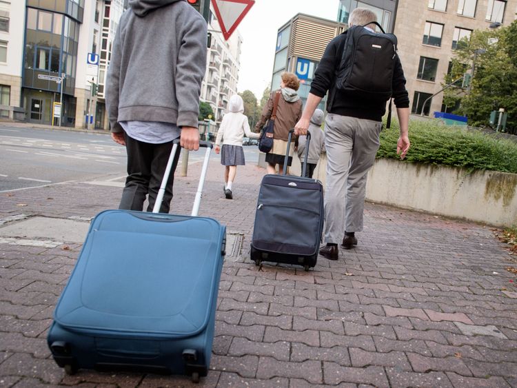 Residents were forced to evacuate