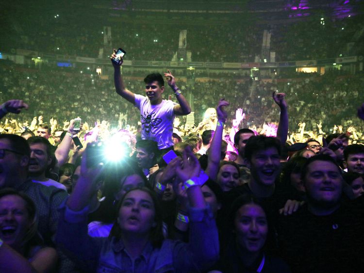 The crowd during the We Are Manchester benefit show