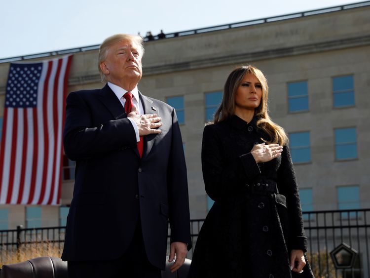 Donald Trump and wife Melania