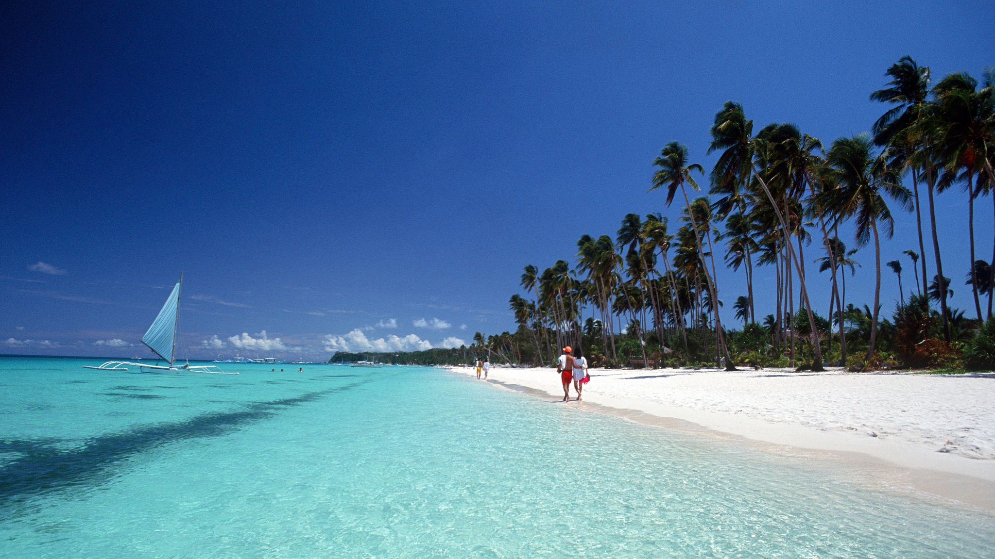 Остров Боракай Филиппины фигуры Пески