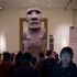 Hoa Hakananai'a stone sculpture on show at The British Museum, London. Easter Island officials want it back