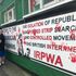 Friends of murdered journalist Lyra McKee defaced the walls of a dissident republican office in Derry