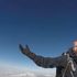 Robin Fisher during a climb on Mont Blanc in 2015